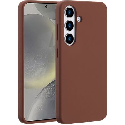 Accezz Liquid Silicone Backcover met MagSafe voor de Samsung Galaxy S25 - New Tea Brown Accezz Liquid Silicone Backcover met MagSafe voor de Samsung Galaxy S25 - New Tea Brown