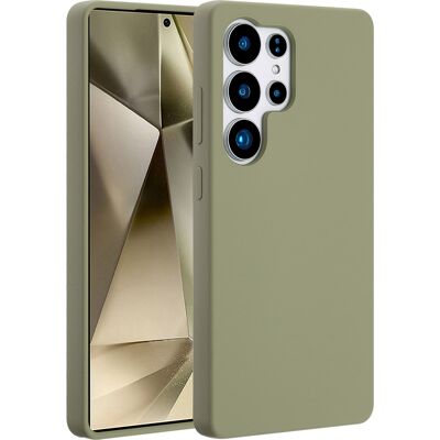Accezz Liquid Silicone Backcover met MagSafe voor de Samsung Galaxy S25 Ultra - Cooper Green Accezz Liquid Silicone Backcover met MagSafe voor de Samsung Galaxy S25 Ultra - Cooper Green