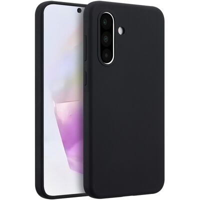 Accezz Liquid Silicone Backcover met MagSafe voor de Samsung Galaxy A36 / A56 - Zwart Accezz Liquid Silicone Backcover met MagSafe voor de Samsung Galaxy A36 / A56 - Zwart