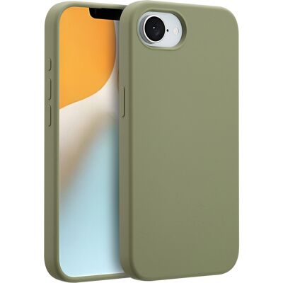 Accezz Liquid Silicone Backcover met MagSafe voor de Apple iPhone 17e / 16e - Cooper Green Accezz Liquid Silicone Backcover met MagSafe voor de Apple iPhone 17e / 16e - Cooper Green