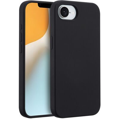 Accezz Liquid Silicone Backcover met MagSafe voor de Apple iPhone 17e / 16e - Zwart Accezz Liquid Silicone Backcover met MagSafe voor de Apple iPhone 17e / 16e - Zwart