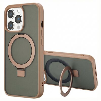 Accezz Ring Stand Backcover met MagSafe voor de Apple iPhone 13 Pro - Bruin Accezz Ring Stand Backcover met MagSafe voor de Apple iPhone 13 Pro - Bruin