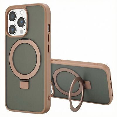 Accezz Ring Stand Backcover met MagSafe voor de Apple iPhone 13 Pro Max - Bruin Accezz Ring Stand Backcover met MagSafe voor de Apple iPhone 13 Pro Max - Bruin