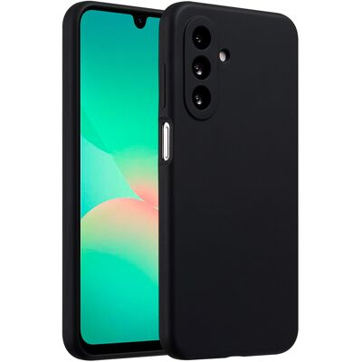 Accezz Liquid Silicone Backcover voor de Samsung Galaxy A26 - Zwart Accezz Liquid Silicone Backcover voor de Samsung Galaxy A26 - Zwart