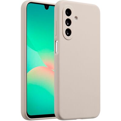 Accezz Liquid Silicone Backcover voor de Samsung Galaxy A26 - Stone Accezz Liquid Silicone Backcover voor de Samsung Galaxy A26 - Stone