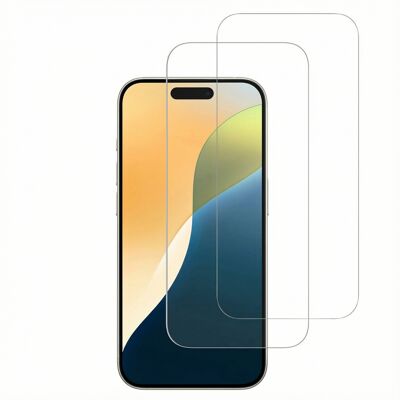 Accezz Gehard Glas Screenprotector 2-pack voor de Apple iPhone 17 / 17 Pro / 16 Pro Accezz Gehard Glas Screenprotector 2-pack voor de Apple iPhone 17 / 17 Pro / 16 Pro