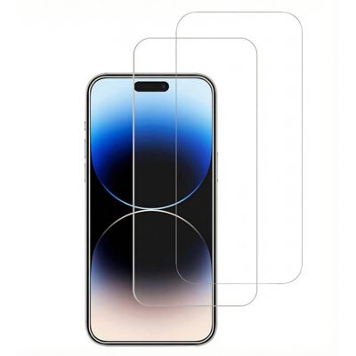 Accezz Gehard Glas Screenprotector 2-pack voor de Apple iPhone 15 / 15 Pro / 16 Accezz Gehard Glas Screenprotector 2-pack voor de Apple iPhone 15 / 15 Pro / 16