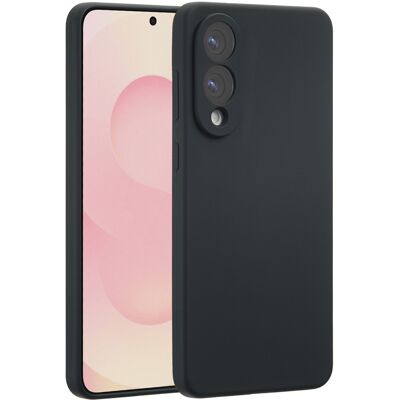 Accezz Liquid Silicone Backcover met MagSafe voor de Samsung Galaxy S25 Edge - Zwart Accezz Liquid Silicone Backcover met MagSafe voor de Samsung Galaxy S25 Edge - Zwart