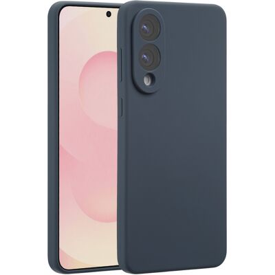Accezz Liquid Silicone Backcover met MagSafe voor de Samsung Galaxy S25 Edge - Donkerblauw Accezz Liquid Silicone Backcover met MagSafe voor de Samsung Galaxy S25 Edge - Donkerblauw