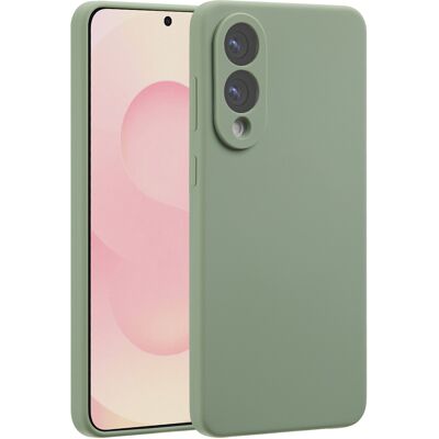 Accezz Liquid Silicone Backcover met MagSafe voor de Samsung Galaxy S25 Edge - Cooper Green Accezz Liquid Silicone Backcover met MagSafe voor de Samsung Galaxy S25 Edge - Cooper Green