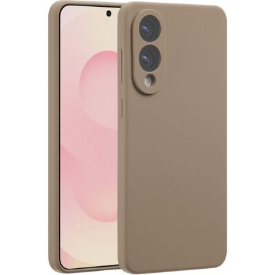 Accezz Liquid Silicone Backcover met MagSafe voor de Samsung Galaxy S25 Edge - Lichtbruin Accezz Liquid Silicone Backcover met MagSafe voor de Samsung Galaxy S25 Edge - Lichtbruin
