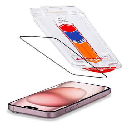Accezz Gehard Glas Screenprotector + Applicator voor de Apple iPhone 16 / 15 Accezz Gehard Glas Screenprotector + Applicator voor de Apple iPhone 16 / 15