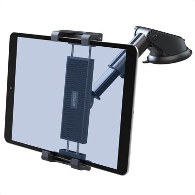Accezz Tablet houder auto - Dashboard of voorruit - Verstelbaar - Universeel - Zwart Accezz Tablet houder auto - Dashboard of voorruit - Verstelbaar - Universeel - Zwart