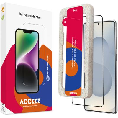 Accezz Gehard Glas Full Cover Screenprotector met applicator voor de Samsung Galaxy S25 Edge Accezz Gehard Glas Full Cover Screenprotector met applicator voor de Samsung Galaxy S25 Edge