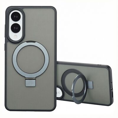 Accezz Ring Stand Backcover met MagSafe voor de Samsung Galaxy S25 Edge - Zwart Accezz Ring Stand Backcover met MagSafe voor de Samsung Galaxy S25 Edge - Zwart
