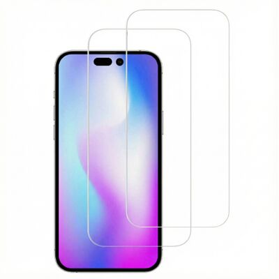 Accezz Gehard Glas Screenprotector 2-pack voor de Apple iPhone 14 Pro Accezz Gehard Glas Screenprotector 2-pack voor de Apple iPhone 14 Pro