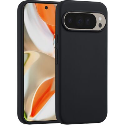 Accezz Liquid Silicone Backcover voor de Google Pixel 10 Pro XL - Zwart Accezz Liquid Silicone Backcover voor de Google Pixel 10 Pro XL - Zwart