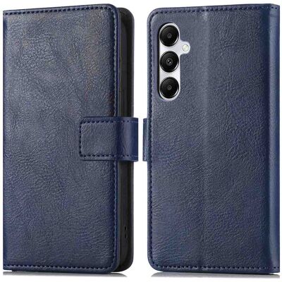imoshion Luxe Bookcase voor de Samsung Galaxy A15 (5G/4G) - Donkerblauw imoshion Luxe Bookcase voor de Samsung Galaxy A15 (5G/4G) - Donkerblauw