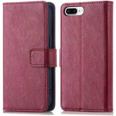 imoshion Luxe Bookcase voor de Apple iPhone 8 Plus / 7 Plus - Bordeaux imoshion Luxe Bookcase voor de Apple iPhone 8 Plus / 7 Plus - Bordeaux