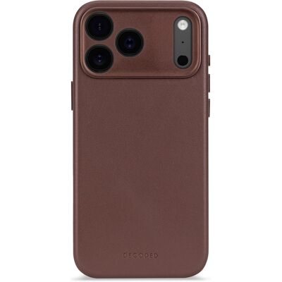 Decoded Leather Backcover MagSafe voor de Apple iPhone 17 Pro - Chocolate Brown Decoded Leather Backcover MagSafe voor de Apple iPhone 17 Pro - Chocolate Brown