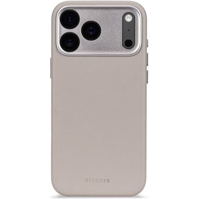 Decoded Leather Backcover MagSafe voor de Apple iPhone 17 Pro - Solid Clay Decoded Leather Backcover MagSafe voor de Apple iPhone 17 Pro - Solid Clay
