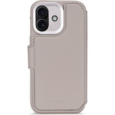 Decoded 2 in 1 Leather Detachable Wallet MagSafe voor de Apple iPhone 17 Pro Max - Solid Clay Decoded 2 in 1 Leather Detachable Wallet MagSafe voor de Apple iPhone 17 Pro Max - Solid Clay