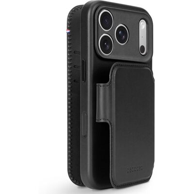 Decoded 2 in 1 Leather Detachable Wallet MagSafe voor de Apple iPhone 18 Pro / 17 Pro - Black Decoded 2 in 1 Leather Detachable Wallet MagSafe voor de Apple iPhone 18 Pro / 17 Pro - Black