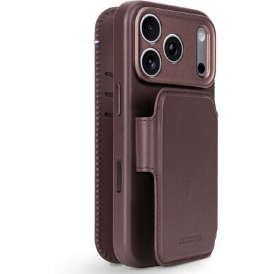 Decoded 2 in 1 Leather Detachable Wallet MagSafe voor de Apple iPhone 18 Pro / 17 Pro - Chocolate Brown Decoded 2 in 1 Leather Detachable Wallet MagSafe voor de Apple iPhone 18 Pro / 17 Pro - Chocolate Brown