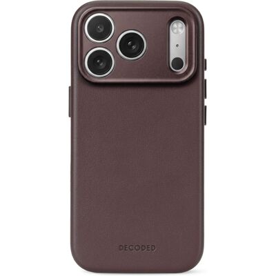 Decoded Leather Backcover MagSafe voor de Apple iPhone 18 Pro Max / 17 Pro Max - Chocolate Brown Decoded Leather Backcover MagSafe voor de Apple iPhone 18 Pro Max / 17 Pro Max - Chocolate Brown