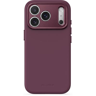 Decoded Silicone Backcover MagSafe voor de Apple iPhone 18 Pro / 17 Pro - Plum Decoded Silicone Backcover MagSafe voor de Apple iPhone 18 Pro / 17 Pro - Plum