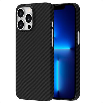 Accezz MagSafe Kevlar® Backcover voor de Apple iPhone 13 Pro - Zwart Accezz MagSafe Kevlar® Backcover voor de Apple iPhone 13 Pro - Zwart