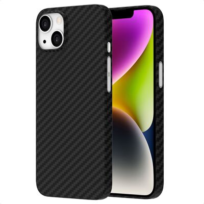 Accezz MagSafe Kevlar® Backcover voor de Apple iPhone 14 - Zwart Accezz MagSafe Kevlar® Backcover voor de Apple iPhone 14 - Zwart