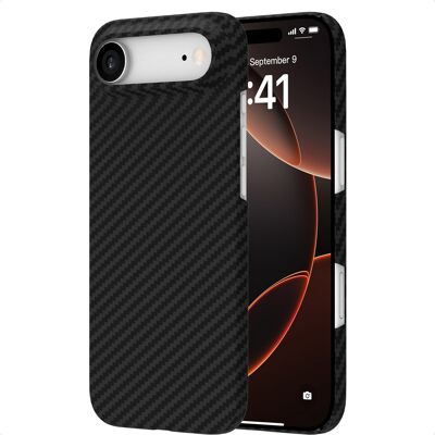 Accezz MagSafe Kevlar® Backcover voor de Apple iPhone Air - Zwart Accezz MagSafe Kevlar® Backcover voor de Apple iPhone Air - Zwart