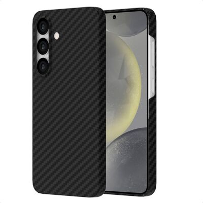 Accezz MagSafe Kevlar® Backcover voor de Samsung Galaxy S24 - Zwart Accezz MagSafe Kevlar® Backcover voor de Samsung Galaxy S24 - Zwart