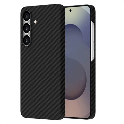 Accezz MagSafe Kevlar® Backcover voor de Samsung Galaxy S25 - Zwart Accezz MagSafe Kevlar® Backcover voor de Samsung Galaxy S25 - Zwart