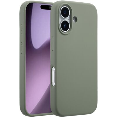 Accezz Liquid Silicone Backcover met MagSafe voor de Apple iPhone 17 - Cooper Green Accezz Liquid Silicone Backcover met MagSafe voor de Apple iPhone 17 - Cooper Green