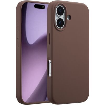 Accezz Liquid Silicone Backcover met MagSafe voor de Apple iPhone 17 - New Tea Brown Accezz Liquid Silicone Backcover met MagSafe voor de Apple iPhone 17 - New Tea Brown