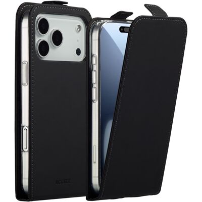 Accezz Flipcase voor de Apple iPhone 17 Pro - Zwart Accezz Flipcase voor de Apple iPhone 17 Pro - Zwart
