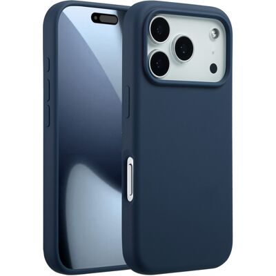 Accezz Liquid Silicone Backcover met MagSafe voor de Apple iPhone 17 Pro - Donkerblauw Accezz Liquid Silicone Backcover met MagSafe voor de Apple iPhone 17 Pro - Donkerblauw