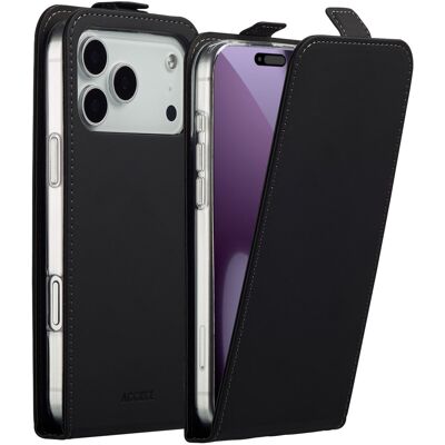 Accezz Flipcase voor de Apple iPhone 17 Pro Max - Zwart Accezz Flipcase voor de Apple iPhone 17 Pro Max - Zwart