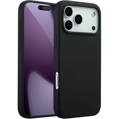 Accezz Liquid Silicone Backcover met MagSafe voor de Apple iPhone 17 Pro Max - Zwart Accezz Liquid Silicone Backcover met MagSafe voor de Apple iPhone 17 Pro Max - Zwart