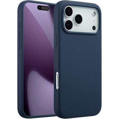 Accezz Liquid Silicone Backcover met MagSafe voor de Apple iPhone 17 Pro Max - Donkerblauw Accezz Liquid Silicone Backcover met MagSafe voor de Apple iPhone 17 Pro Max - Donkerblauw
