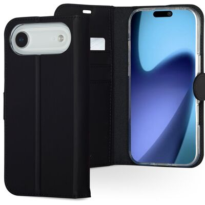 Accezz Wallet Softcase Bookcase voor de Apple iPhone Air - Zwart Accezz Wallet Softcase Bookcase voor de Apple iPhone Air - Zwart