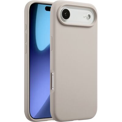 Accezz Liquid Silicone Backcover met MagSafe voor de Apple iPhone Air - Stone Accezz Liquid Silicone Backcover met MagSafe voor de Apple iPhone Air - Stone