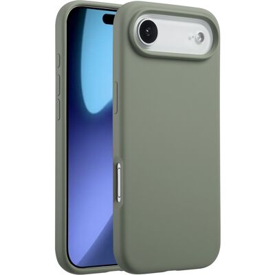 Accezz Liquid Silicone Backcover met MagSafe voor de Apple iPhone Air - Cooper Green Accezz Liquid Silicone Backcover met MagSafe voor de Apple iPhone Air - Cooper Green