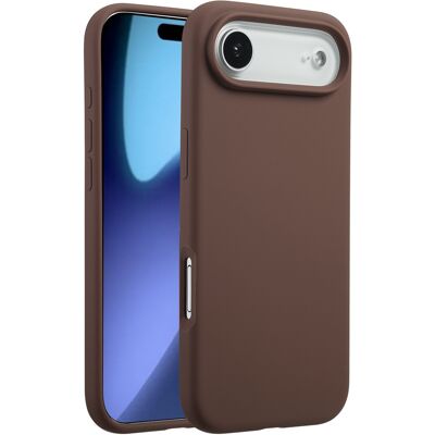 Accezz Liquid Silicone Backcover met MagSafe voor de Apple iPhone Air - New Tea Brown Accezz Liquid Silicone Backcover met MagSafe voor de Apple iPhone Air - New Tea Brown