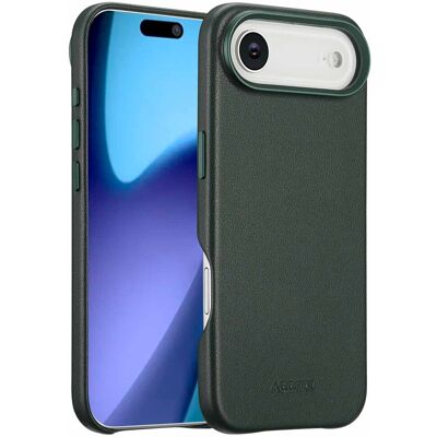Accezz MagSafe Leather Backcover voor de Apple iPhone Air - Cedar Green Accezz MagSafe Leather Backcover voor de Apple iPhone Air - Cedar Green