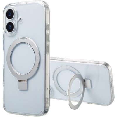 Accezz Ring Stand Backcover met MagSafe voor de Apple iPhone 17 - Transparant Accezz Ring Stand Backcover met MagSafe voor de Apple iPhone 17 - Transparant