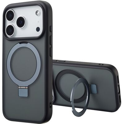 Accezz Ring Stand Backcover met MagSafe voor de Apple iPhone 17 Pro - Zwart Accezz Ring Stand Backcover met MagSafe voor de Apple iPhone 17 Pro - Zwart