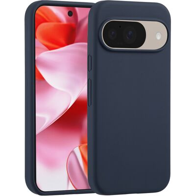 Accezz Liquid Silicone Backcover voor de Google Pixel 11 / 11 Pro / 10 / 10 Pro - Donkerblauw Accezz Liquid Silicone Backcover voor de Google Pixel 11 / 11 Pro / 10 / 10 Pro - Donkerblauw